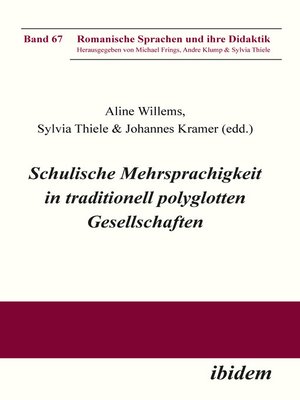 cover image of Schulische Mehrsprachigkeit in traditionell polyglotten Gesellschaften